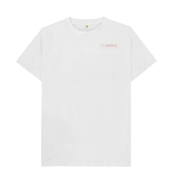 White 2 bros tee