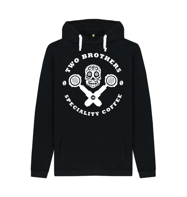 Black Mens Skull & Cross Filters Hoody