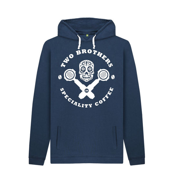 Navy Mens Skull & Cross Filters Hoody