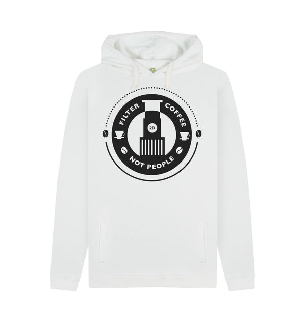 White Filter Coffee Mens Hoody