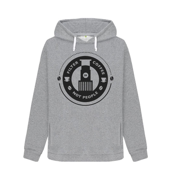 Light Heather Filter Coffee Womens Hoody