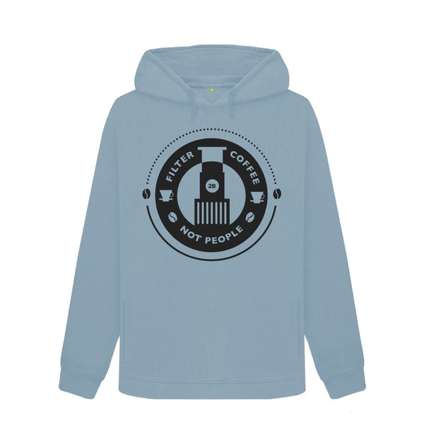 Stone Blue Filter Coffee Womens Hoody